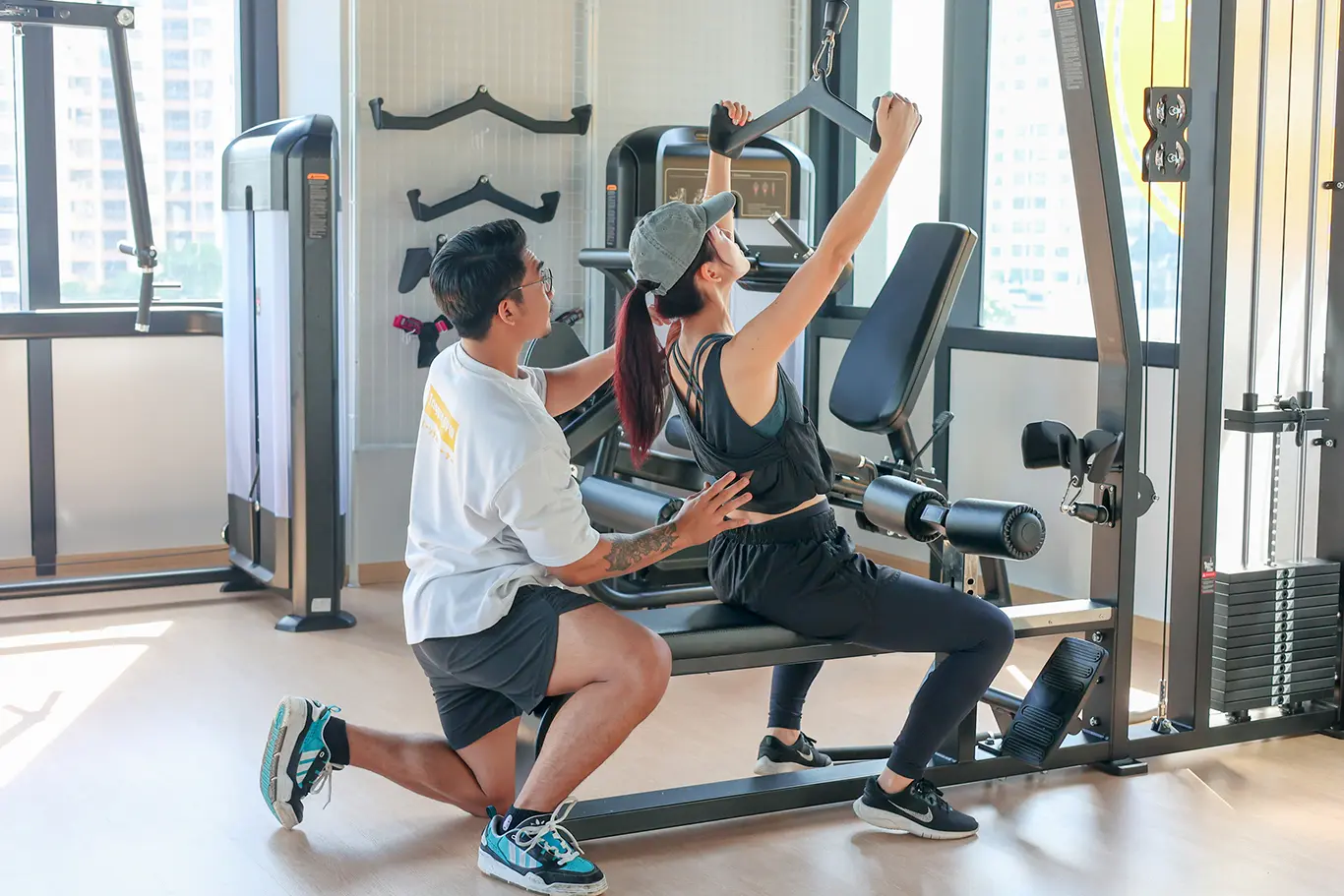 ジムでのトレーニング風景2